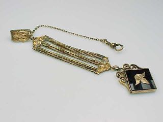 Antique Victorian Gold Filled Masonic Watch Fob