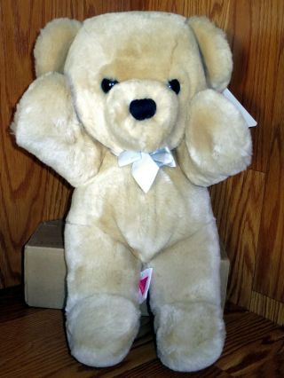 14 " Vintage 1979 Dakin Cuddles Teddy Bear Beige Stuffed Animal Toy Tag 31 - 6510