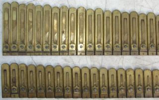 151 Brass Reeds from Mason and Hamlin Pump Organ Antique Parts Crafts Repurpose 6
