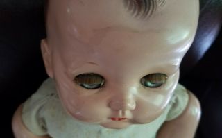 Vintage Ideal Baby Doll Sleepy Eyes w/ eyelashes 5