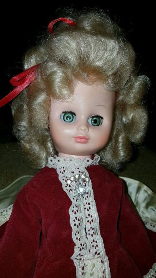 1979 Eugene Doll Blonde Curls W/shoes & Panty Good Lovely