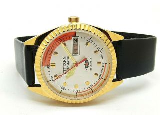 Vintage Citizen Gold Plated Automatic Men,  S Japan Made Moment No 8200 Run Order