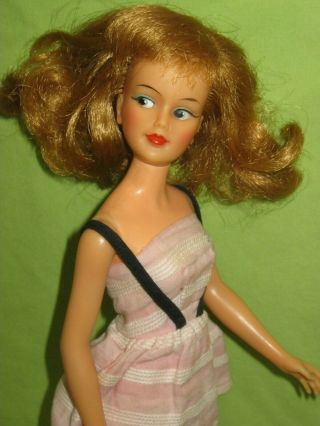 Ideal Vintage 1965 Tammy Glamour Misty 12 " Blonde Fashion Doll In Garden Dress
