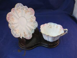 Small Antique Tea Cup And Saucer By Foley China - Made In England
