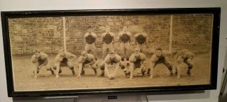 Antique Photo 1937 State High Football Team.  Frame.  Nr