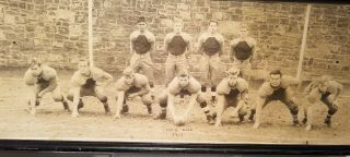 Antique Photo 1937 State High Football Team.  frame.  NR 2