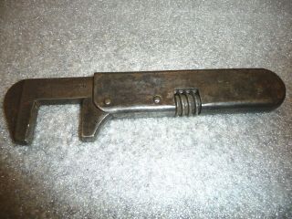 Antique Motorcycle Adjustable Wrench Indian Hendee Hedstrom Vintage Tool Monkey