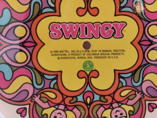 Vintage 1969 Mattel Swingy Doll 33 rpm novelty record 2