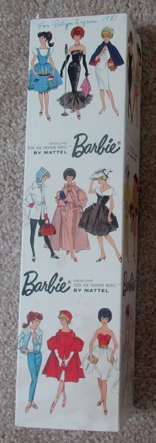 Vintage Barbie Box Only For Redhead Bubblecut