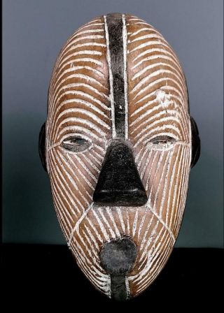 Outstanding Tribal Songye Kifwebe Mask - - Congo Bn 52