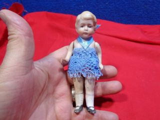 Antique Miniature Bisque Doll F - 6