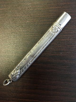 Estate Antique Art Nouveau Sterling Silver Chatelaine Pencil (250097)
