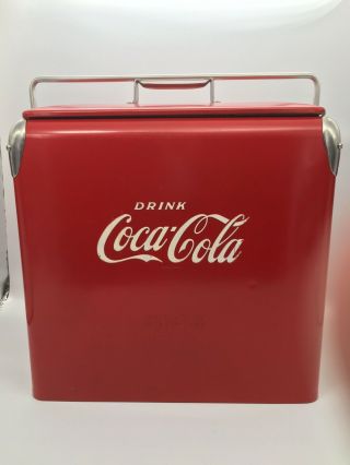 1950s Coca Cola Cooler Acton Antique Coke W/ Bottle Opener & Drain Plug Vintage