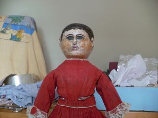 Antique Cloth Folk Art Rag Doll