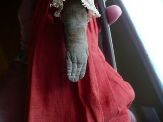 antique cloth folk art rag doll 4