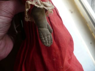 antique cloth folk art rag doll 5