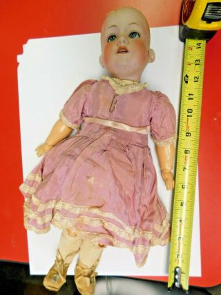 Vintage German Bisque Armand Marseille 390n Doll 1 1/2 /fix Check Pics
