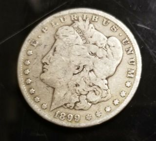 1899 P Key Date Silver Morgan Dollar Rare Us Old Antique Coin