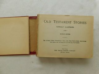 Antique 1892 Illustrated Old Testament Stories Hard Cover 4