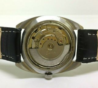Vintage Men ' s Sandoz Automatic 25 Jewels Day & Date Wrist Watch 5