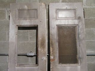 ANTIQUE DOUBLE ENTRANCE FRENCH DOORS 48 x 83 ARCHITECTURAL SALVAGE 9