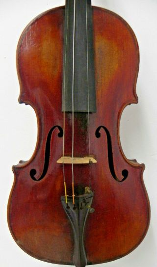 Antique Violin 1727 Guarerius Grafted Scroll Rebushed Peg Holes 12 Pix Loooooook