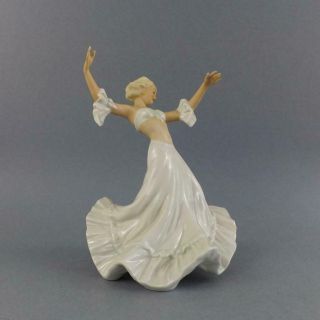 Antique Porcelain German Wallendorf Art Deco Figurine Of A Dancer By Schaubach
