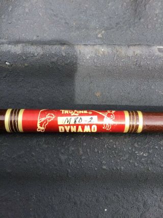 Truline Dynamo M 80 - 2 Fishing Rod Truline Vintage Rod 7’ 11 1/4”