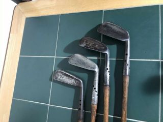 Antique Golf Clubs A Selection Of Maxwell Mashies And A Putter