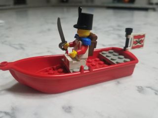 Vintage Lego Pirate 6265 6247 6266 Imperial Guard Red Boat Minifigure
