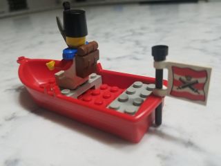 Vintage Lego Pirate 6265 6247 6266 Imperial Guard Red Boat Minifigure 2