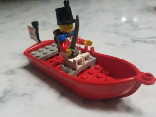 Vintage Lego Pirate 6265 6247 6266 Imperial Guard Red Boat Minifigure 3