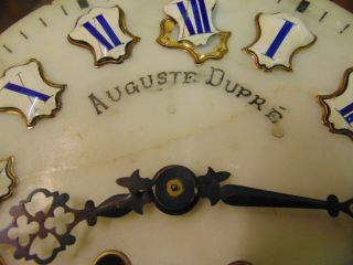 19th Century Auguste Dure Porcelain And Enamel Clock 5