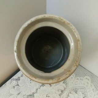 Antique Stoneware Pottery Jar Crock w/Lid Salt Glaze From The 1800’s 5 LB.  BB 7