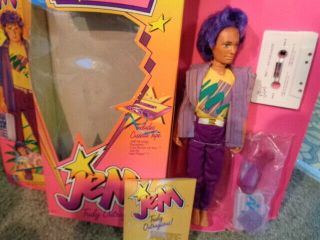 ORIG.  HASBRO JEM & HOLOGRAMS TRULY OUTRAGEOUS RIO DOLL W/TAPE 2