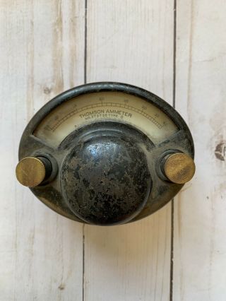 Antique Thompson Ammeter - No.  372726 Type 0