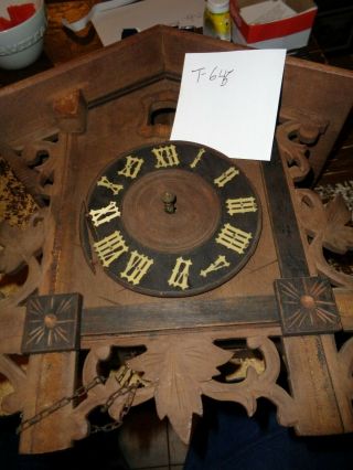 Antique - Cuckoo Clock/parts - Ca.  1900 - To Restore - T645