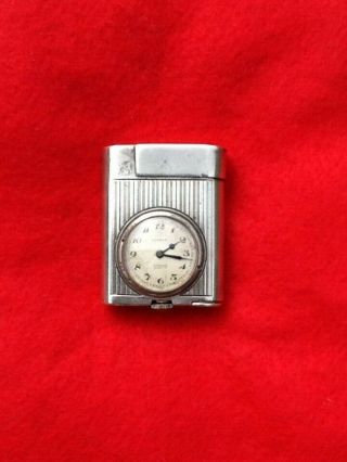 Eterna Watch Lighter,  935 Silver,  1930s,  Switzerland
