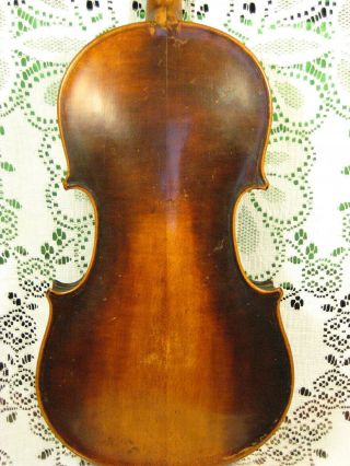Old Antique Violin Giuseppe Guarnerius 1920 Full Size For Restoration 2