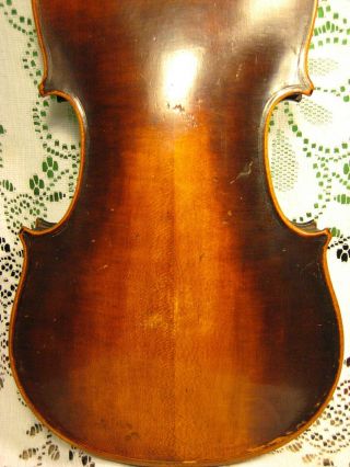 Old Antique Violin Giuseppe Guarnerius 1920 Full Size For Restoration 5