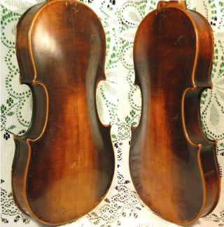Old Antique Violin Giuseppe Guarnerius 1920 Full Size For Restoration 8