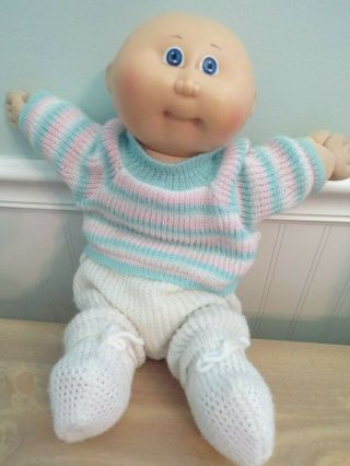 Cabbage Patch Kids Doll Xavier Roberts 129 Baby Boy Bald Authentic 1982
