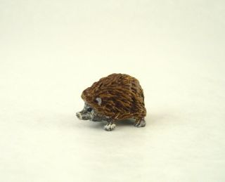 Vienna Bronze Cute Little Hedgehog Mouse Bermann Cold Painted Brass Austria