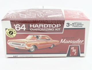 1964 Hardtop Mercury Marauder Fast Back Amt 1:25 6022 3 In 1 Kit