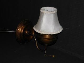 Unique,  Antique/Vintage,  hammered copper,  wall sconce w/clip - on shade.  Re - wired 6