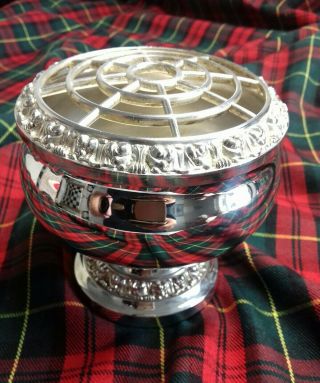 Small Vintage Silver Plate Rose Bowl Boxed