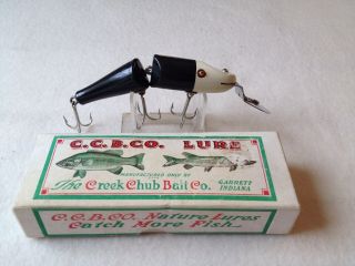 Stunning Old Wood Creek Chub Jointed Deep Dive Pikie Fishing Lure 2611dd Special
