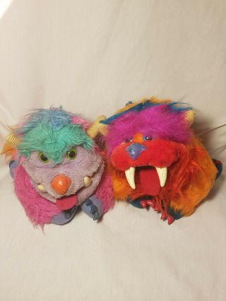 My Pet Monster 1986 Wogster And Gwonk Hand Puppets