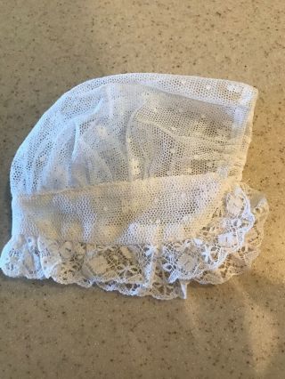 AMERICAN GIRL Felicity Summer Outfit LACE MOB CAP (Vintage 1990 ' s) 2