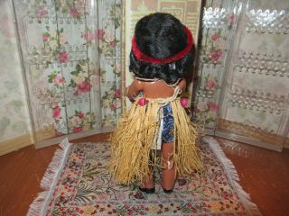 Vintage Virga HARD PLASTIC Willadean Doll Ginny FRIEND Black African American 8 